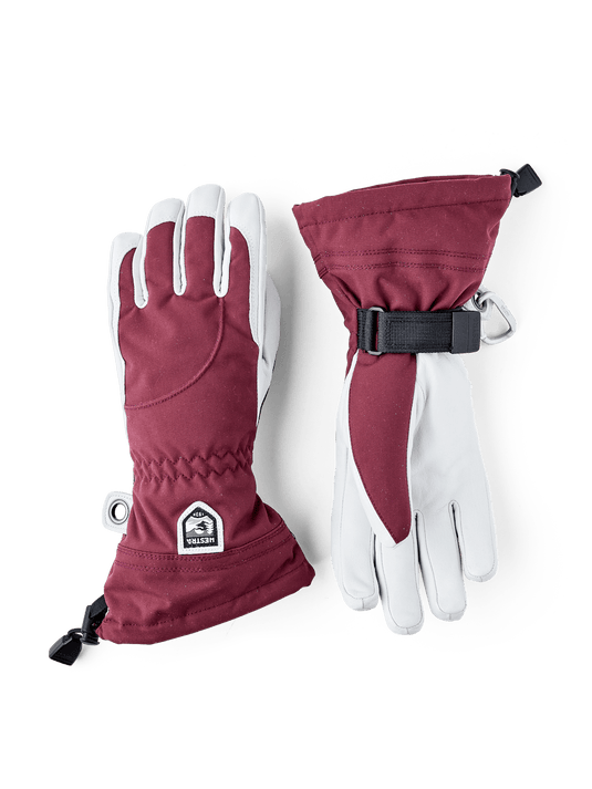 Hestra Army Leather Womens Heli Ski - 5 Finger