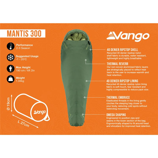 Vango Mantis 300 Sleeping Bag