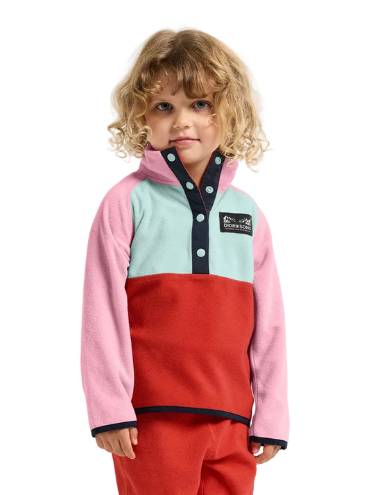 Didriksons Monte Kids Half Button Fleece