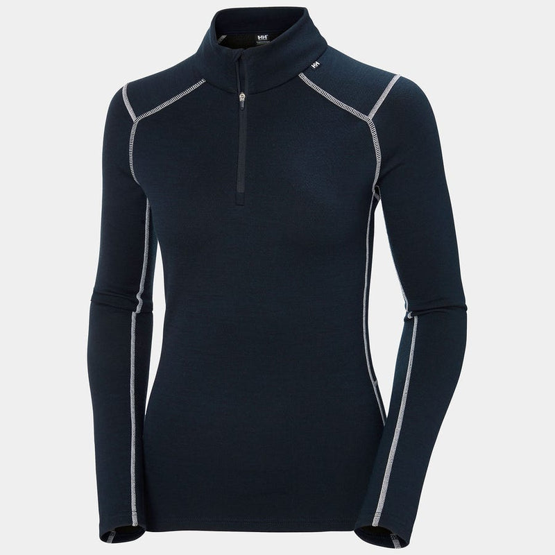 Load image into Gallery viewer, Helly Hansen Lifa Merino Womens Mid Weight 1/2 Zip Midlayer
