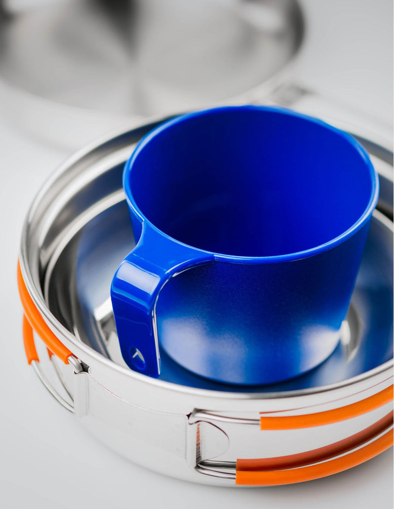 Load image into Gallery viewer, GSI Glacier Stainless 1 Person Mess Kit
