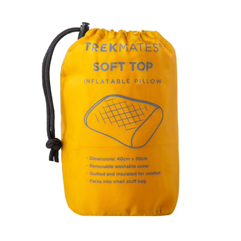 Load image into Gallery viewer, Trekmates Soft Top Inflatable Pillow
