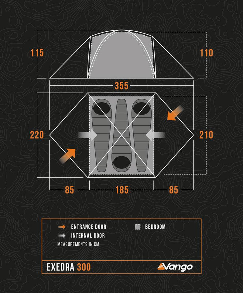 Load image into Gallery viewer, Vango Exedra 300 Tent
