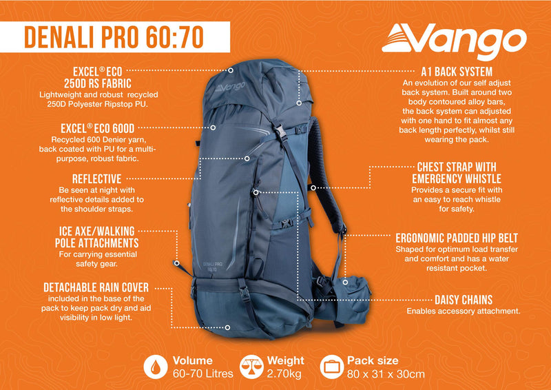 Load image into Gallery viewer, Vango Denali Pro Rucksack
