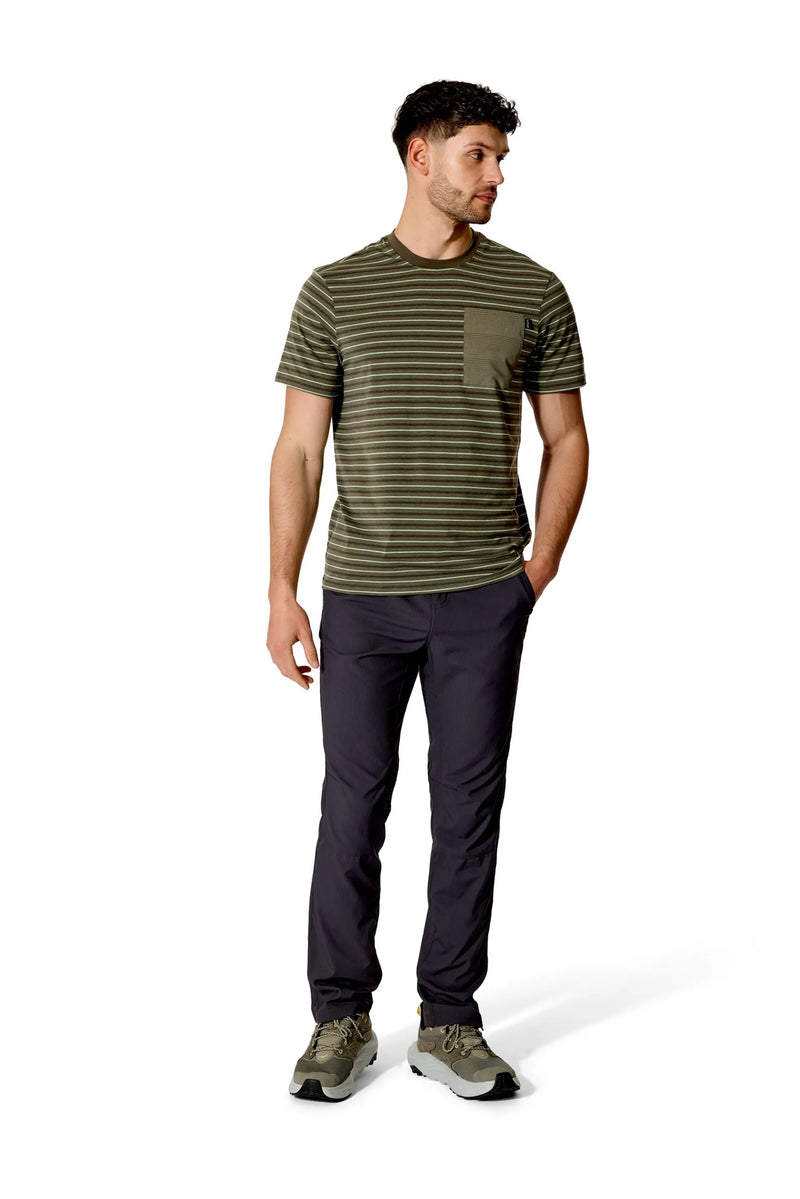 Load image into Gallery viewer, Rab Rivelin Stripe Mens Pocket Tee
